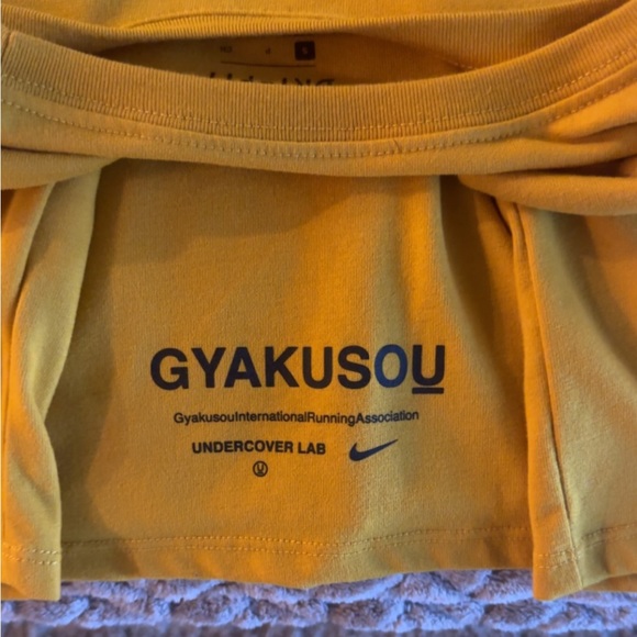 Nike Gyakusou Shirt (S) (Yellow) - Picture 4 of 4